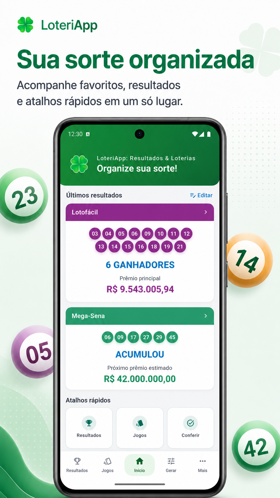 Personalize seu app